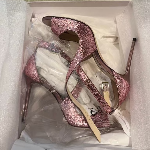 Jimmy Choo Glittering Pink Heels